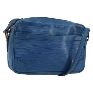 LOUIS VUITTON Epi Trocadero 23 Shoulder Bag Blue M52305 LV Auth ka468